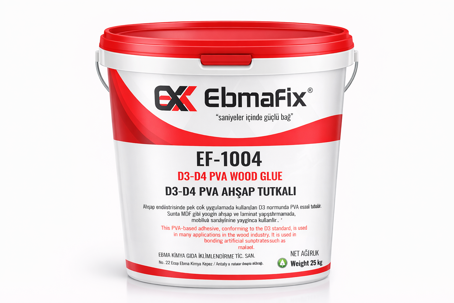 EF-1004 D3-D4 PVA AHŞAP TUTKALI